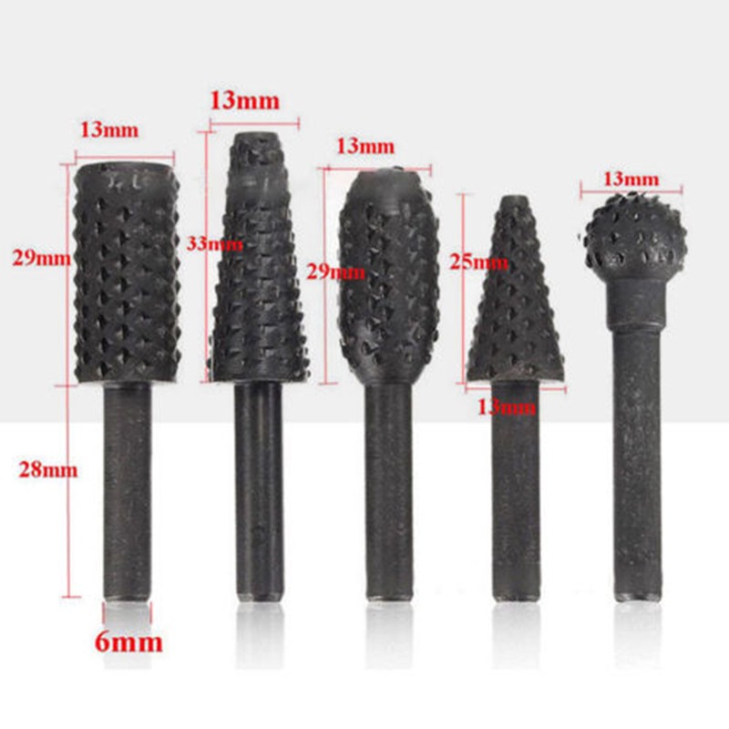 Cái/bộ 5 mũi khoan 1/4 dụng cụ cắt để chế biến gỗ chạm khắc