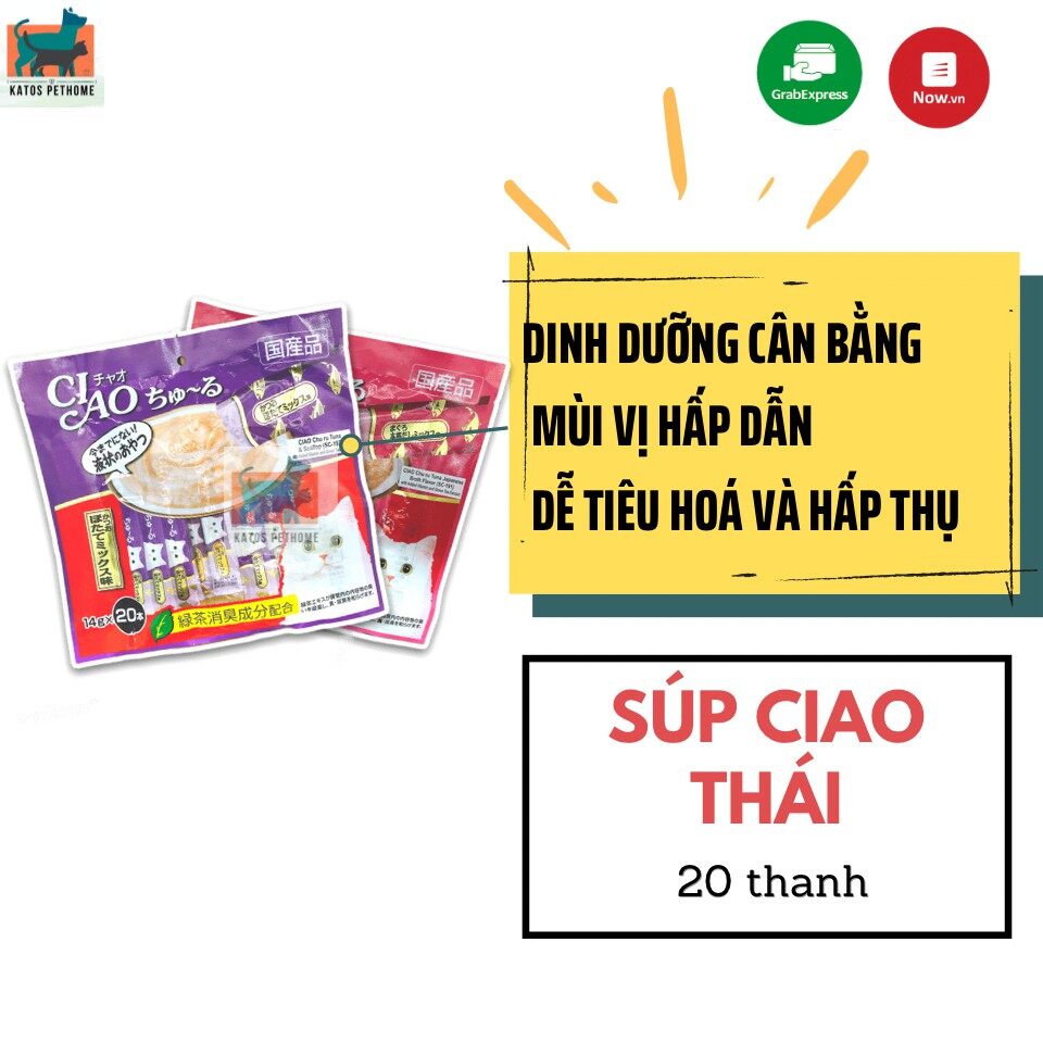 Súp thưởng ciao 20 thanh nhập thái