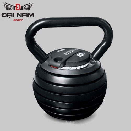 Tạ bình vôi-tạ quai xách điều chỉnh 18kg cao cấp bằng gang thế hệ mới 2021