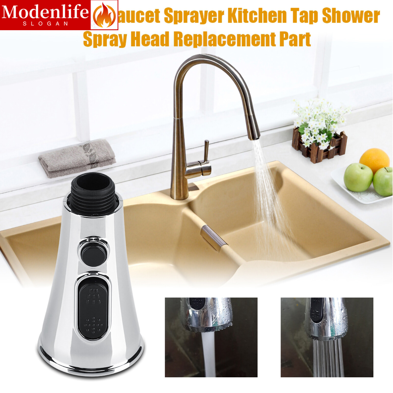pull down faucet sprayer