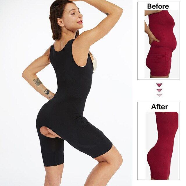 Shapewear ตั้งครรภ์สำหรับสตรีหลังคลอดผ้าพันแผลเข็มขัดหลังคลอดฝึกฝนเอวรัดทรงผู้หญิงสายรัดรูปชุดชั้นในกระชับสัดส่วน