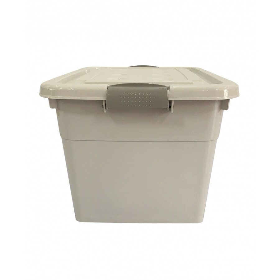 GOME กล่องพลาสติกมีล้อ 25 ลิตร ขนาด 28.5x38.5x21ซม. 2BEZ044-GR สีเทา ราคา 119 บาท*ส่งฟรี