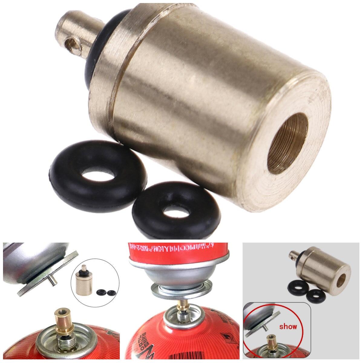 1 Cái Bộ Chuyển Đổi Nạp Gas Bình Gas Bình Gas Cắm Trại Ngoài Trời Phụ Kiện Đầu Đốt Gas Bình Đựng Butan Bơm Hơi Đi Bộ Đường Dài