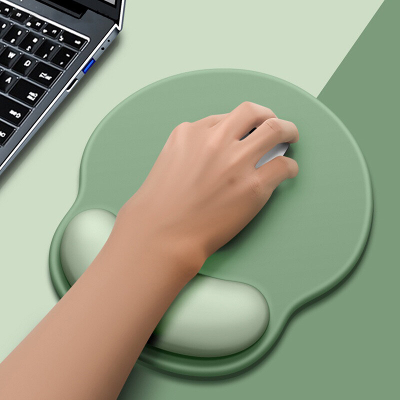 Ergonomic màu gradient chuột Pad với đệm nghỉ tay thoải mái Non-Slip đế cao su Thảm chuột bàn phím cho máy tính để bàn máy tính xách tay máy tính xách tay nhỏ gọn văn phòng