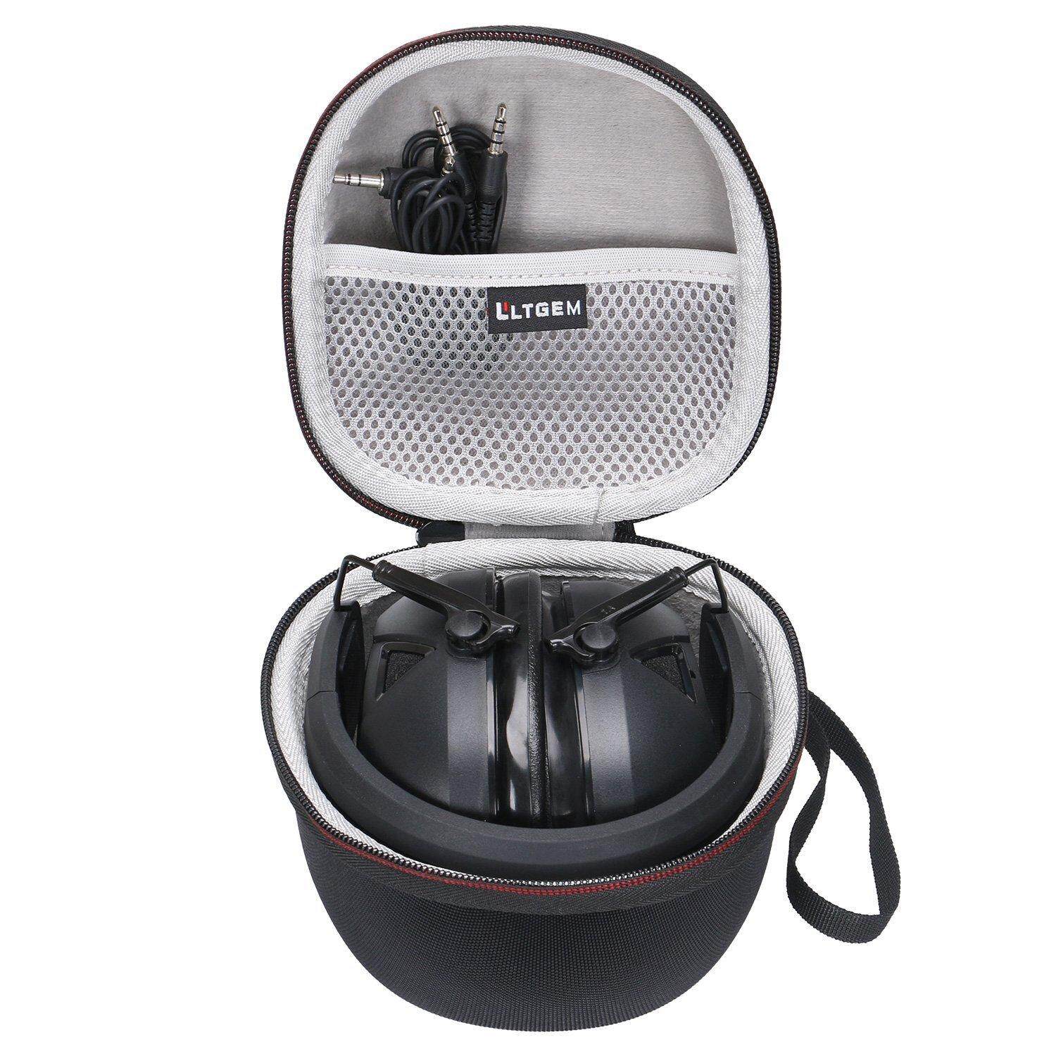 LTGEM EVA Hard Case for Peltor Sport Tactical 300 & 500 Electronic Hearing Protector Travel Carrying Storage Bag 