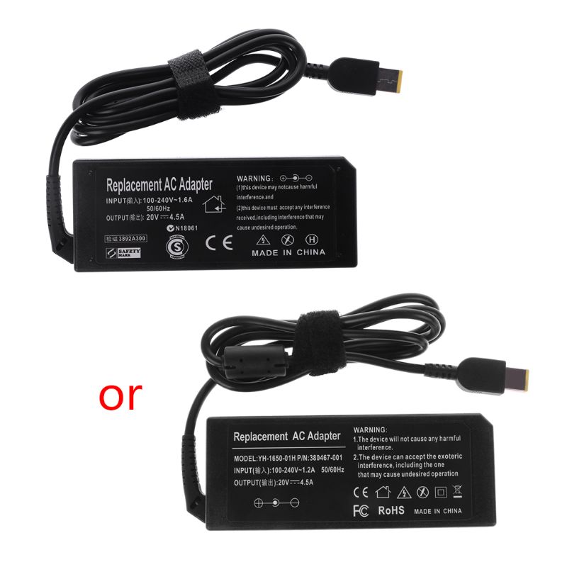 Bộ sạc pin ac 20v 4.5a 90w bộ sạc pin cho lenovo thinkpad