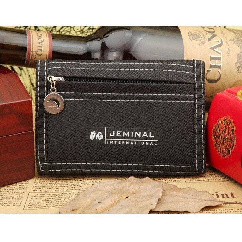 1 Chiếc Ví Nam Ví Vải Bố Thiết Kế Ngắn Phong Cách Giản Dị Cho Bé Trai