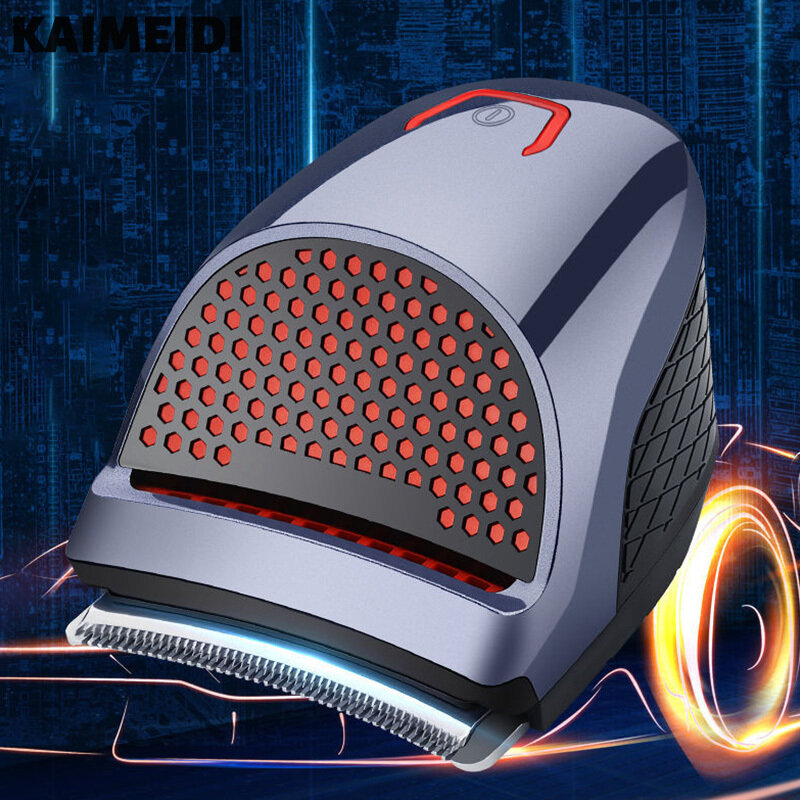 Kaimeidi tông đơ điện cắt tóc tông đơ tốc độ tự giúp tóc sạc usb toàn thân