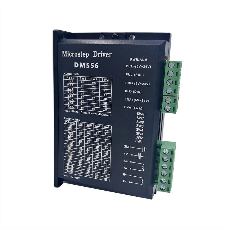 Dm556 kỹ thuật số điều khiển động cơ bước 2 giai đoạn 5.6a cho 57 86 động cơ bước nema23 nema34 động động cơ điều khiển bước
