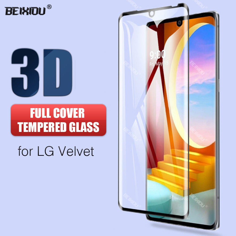 [Songful] 3D bọc hoàn toàn miếng bảo vệ màn hình cho LG nhung kính cường lực cho LG nhung miếng phim bảo vệ màn hình thủy tinh
