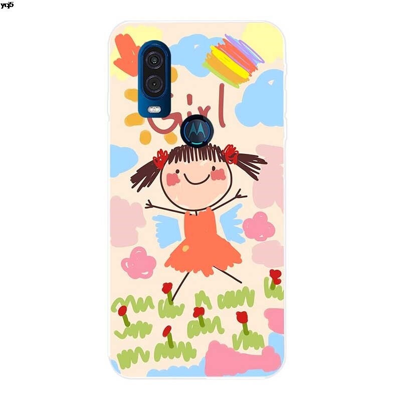 Ycj5เคสสำหรับโมโตโรล่า One Vision P50 TOZBB ซิลิคอนนุ่มรูปแบบ TPU เคสโทรศัพท์