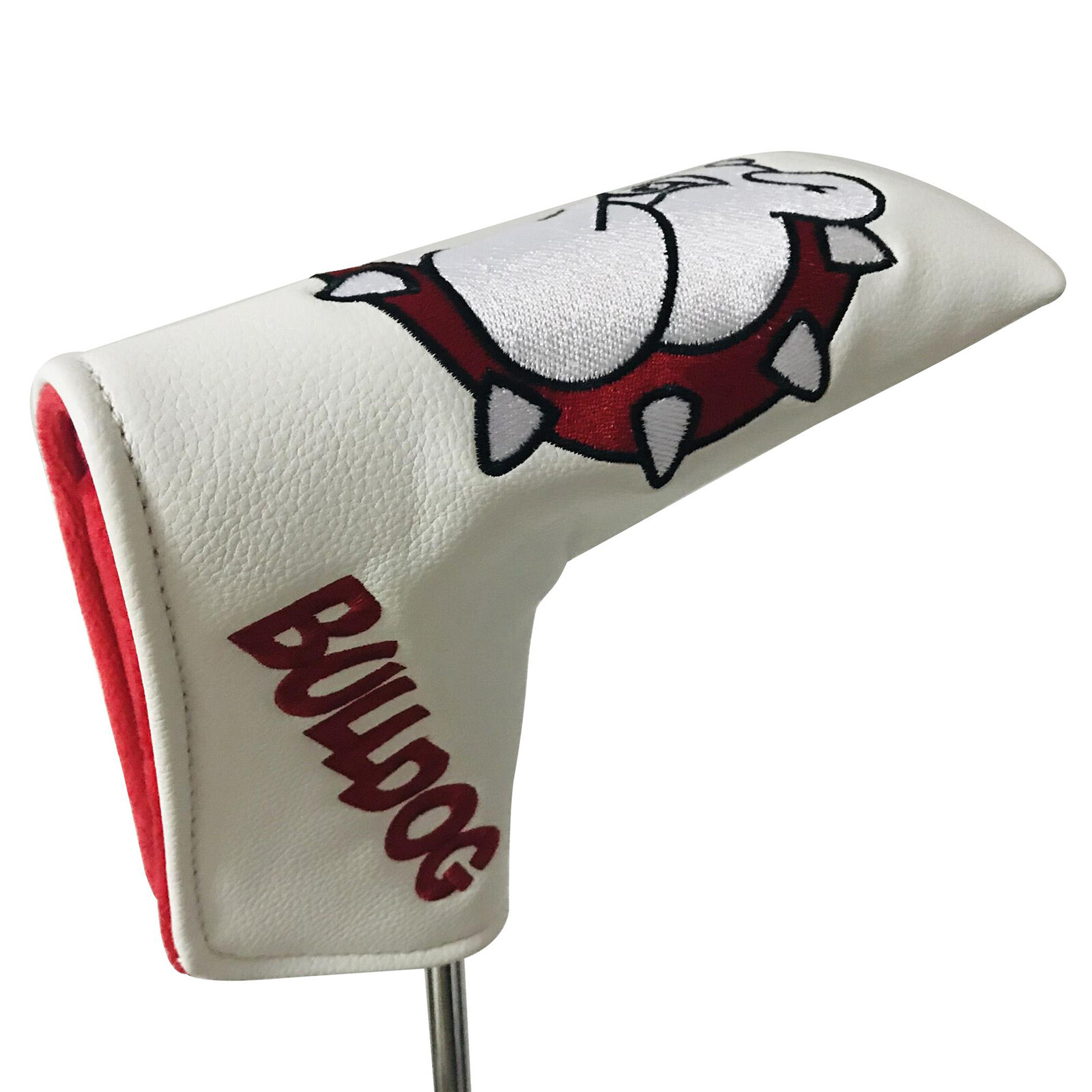 Leipupa Golf Magnetic ปิดพัตเตอร์ Headcovers เย็บปักถักร้อยสไตล์หัวกอล์ฟคลับเหมาะกับใบมีดมาตรฐานพัตเตอร์