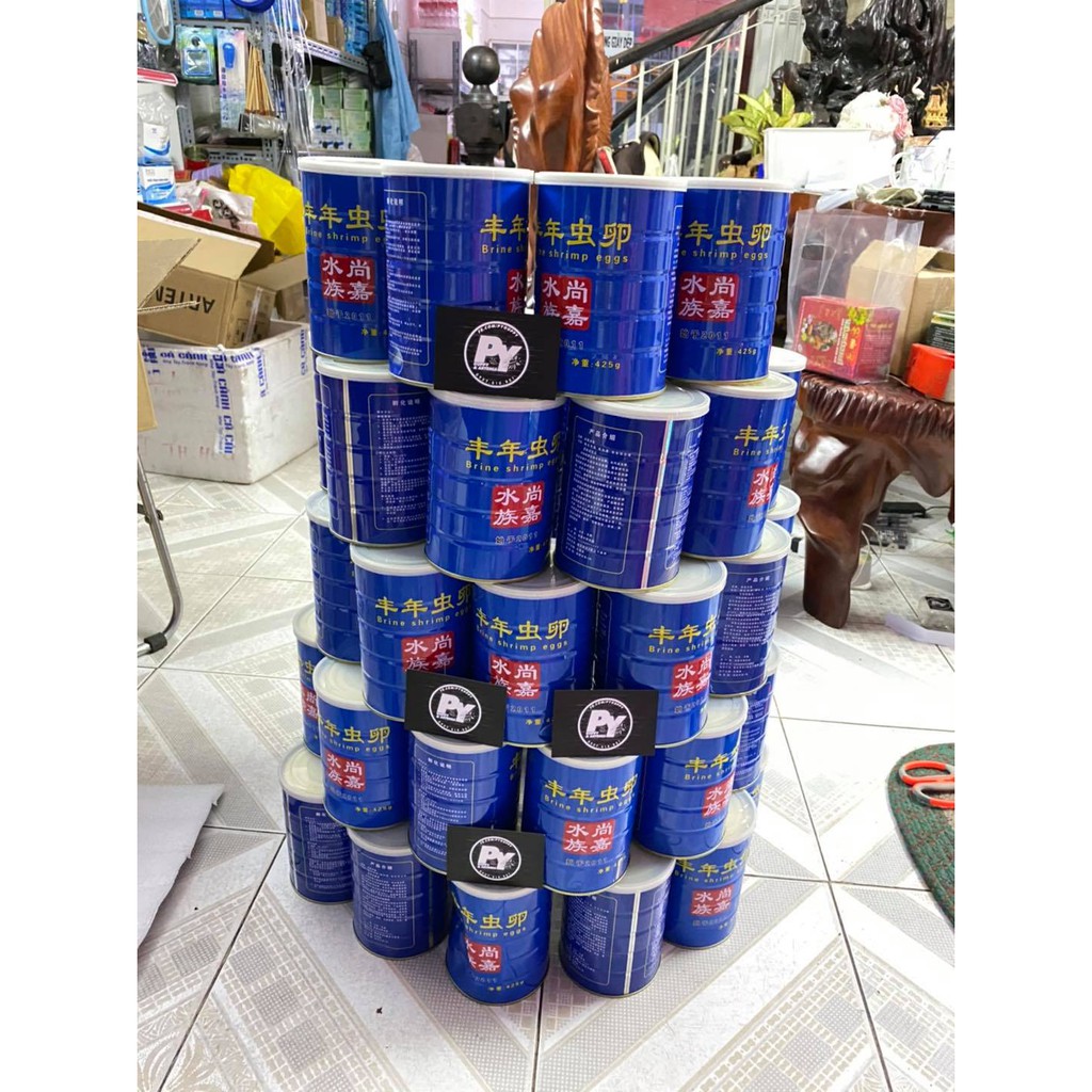 Nguyên Lon Artemia xanh - Ấp nở cho cá ăn..