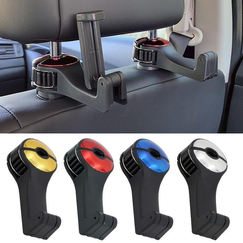 Móc Treo Gắn Ghế Tựa Đầu Ô Tô Với Giá Để Điện Thoại Ghế Xe Hơi Mắc Treo Phía Sau Cho Túi Xách Túi Xách Hàng Tạp Hóa Tổ Chức Khóa Kẹp Tự Động Clip Phụ Kiện Nội Thất