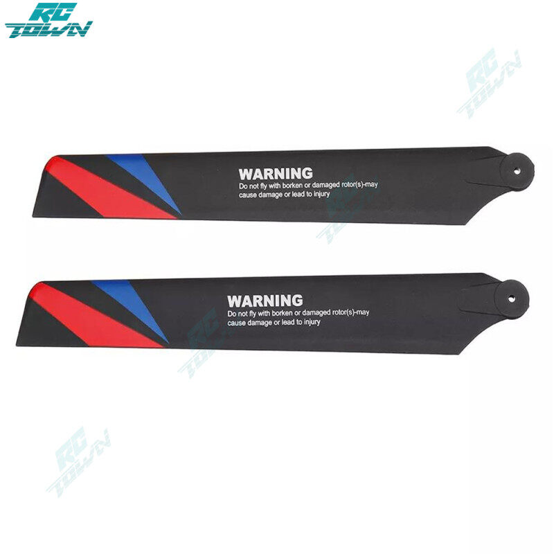 RCTOWN Carbon Fiber Main Blade Wing Set for WLtoys XK K130 RC Helicopter