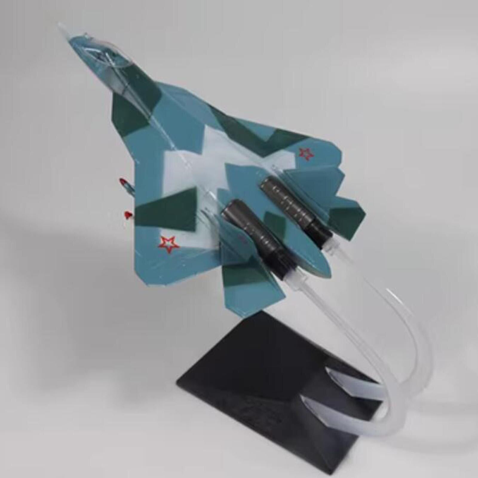 1:72 Aircraft Toys T50 Fighter Model Detachable Ornament Simulation Plane for Office Gift Table Living Room Child and
