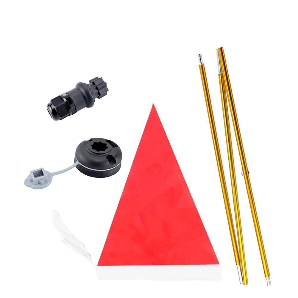 Phụ Kiện Thuyền Kayak Tự Làm Bộ Giá Treo Cờ An Toàn Thuyền Kayak Giá Treo Cờ Thuyền Xuồng Ba Lá Có Thể Thu Vào Trên Biển