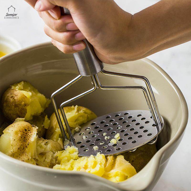 Máy Làm Khoai Tây Hũ Ngọt Máy Nghiền Khoai Tây Đồ Dùng Nhà Bếp Bằng Thép Không Gỉ Sáng Tạo Gia Đình