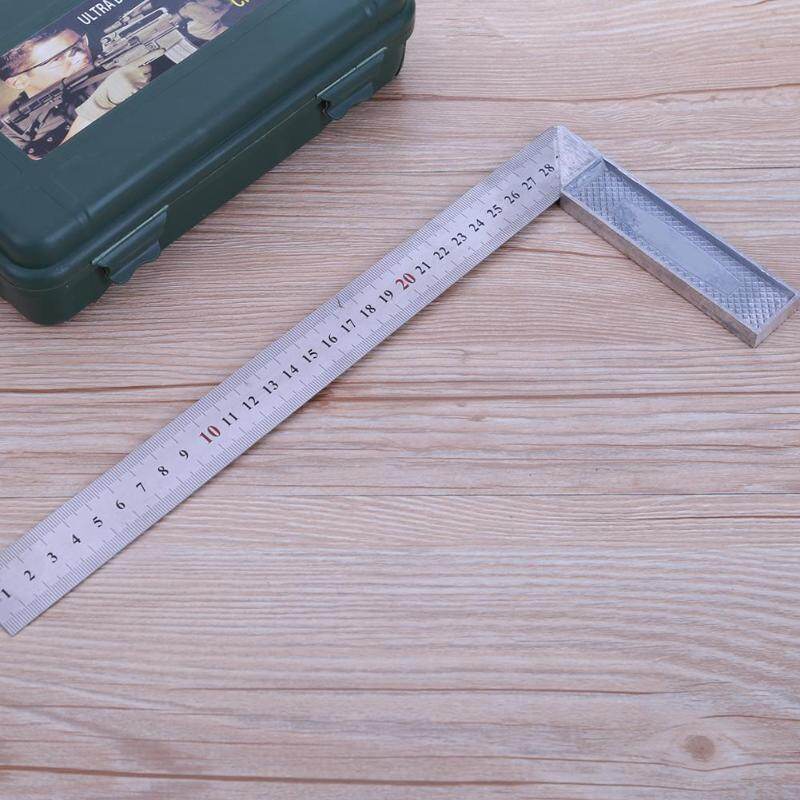 【Big-promotion】 Kỹ Sư 90 Thử Công Cụ Vuông 30Cm/1Mm Công Cụ Đo thước gỗ Kim Loại Vuông Góc Thép Đo Độ