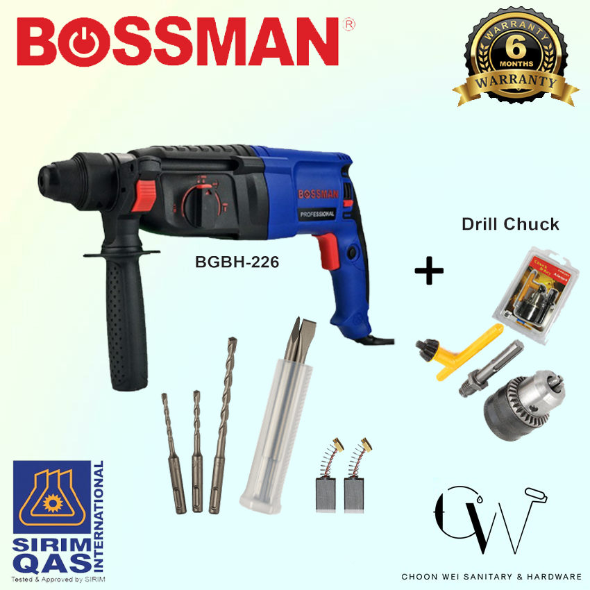 Bossman Rotary Hammer Drill 900w 
