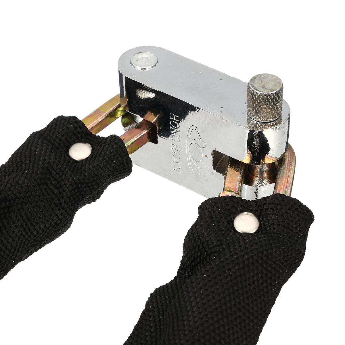 Generic 100cm Metal Heavy Duty Motorcycle Motorbike Bicycle Scooter Lock Chainlock Padlock