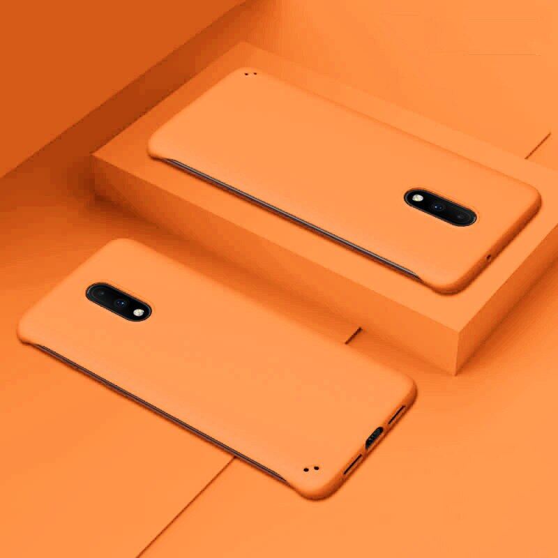 Ốp điện thoại không khung pc cứng màu trơn chà mỏng cho oneplus 7 pro 7t vỏ mờ màu kẹo ngọt cho oneplus 8 1 + 8t ốp không viền