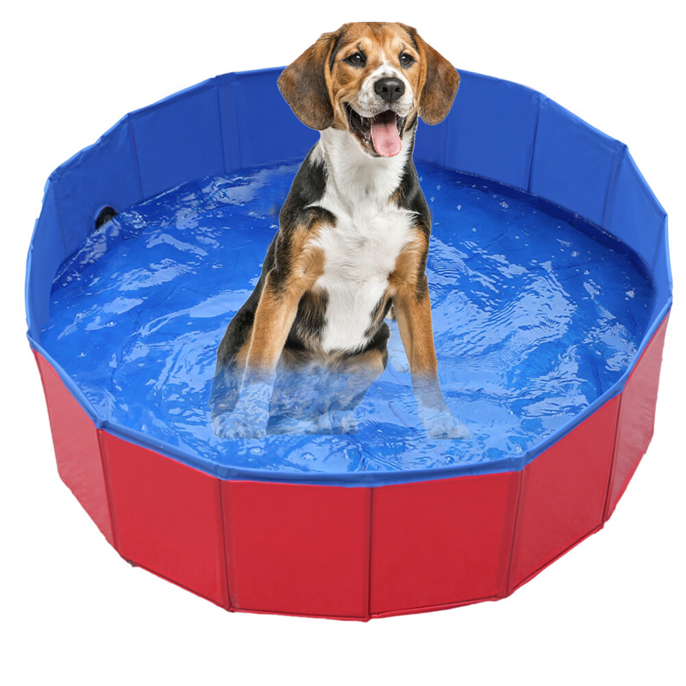 Foldable Pet Dog Swimming Pool Portable PVC Dog Pool Kids Bath Dogs Cats Outdoor Bathtub Kids toy pool ราคา 1,581 บาท*ส่งฟรี