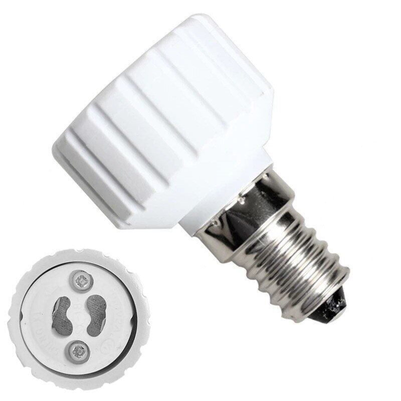 1pc E14 To Gu10 Led Light Lamp Converter Socket Adapter Holder For Led Bulb Spotlight Lighting Plug Base