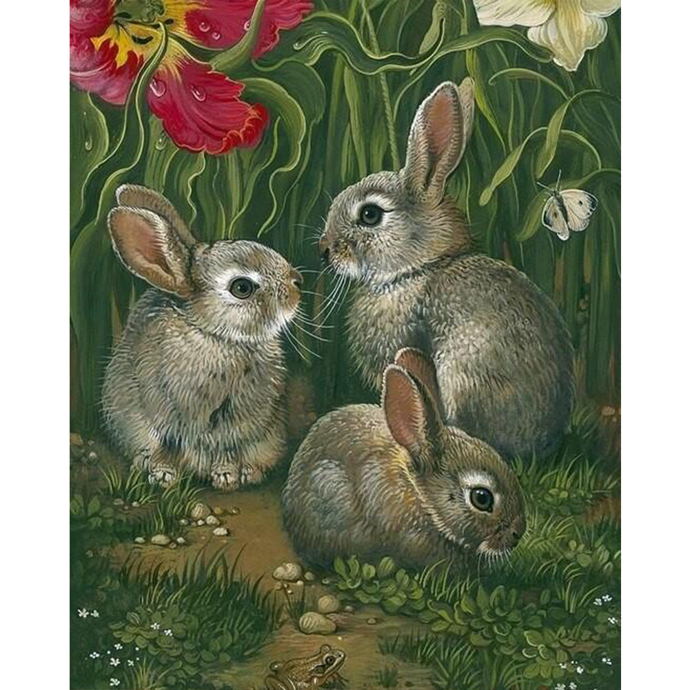 Tranh sơn dầu với bối cảnh ba con thỏ làm cho từng bức tranh trở nên đặc biệt và ấn tượng hơn. Đặc biệt, trong thời điểm này, chúng tôi đang giảm giá cuối mùa cho các bức tranh này. Hãy cùng xem hình ảnh liên quan để không bỏ lỡ cơ hội này nhé!