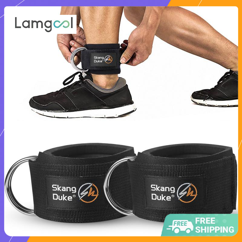 Vòng Đệm Mắt Cá Chân Chữ D Hàng Sẵn Có Sport Dây Đeo Mắt Cá Chân Tập Thể Dục Hỗ Trợ Mắt Cá Chân Dành Cho Tập Gym Máy Tập Cáp Máy Tập Chân OUA2977