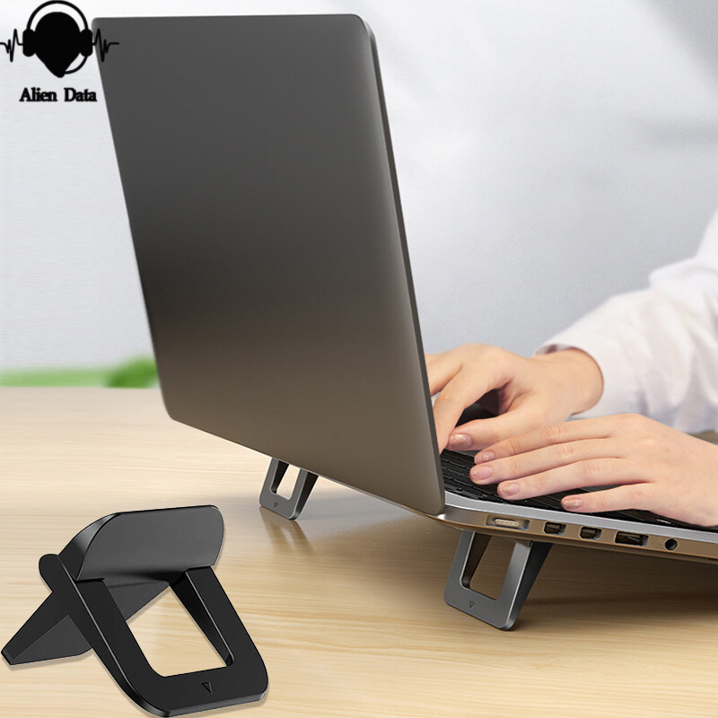 2 giá đỡ mini giá đỡ máy tính xách tay gấp gọn thông dụng để bàn giá đỡ máy tính tấm làm mát máy tính xách tay