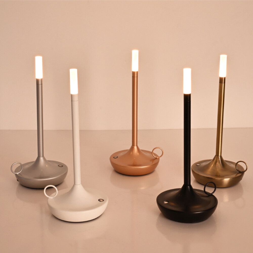 Ace one metal đèn sắt pole đèn bàn with touch sensor creative art trang trí phòng ngủ phòng khách đèn bàn retro bàn rượu đèn bàn xách tay đèn led để bàn đèn bàn