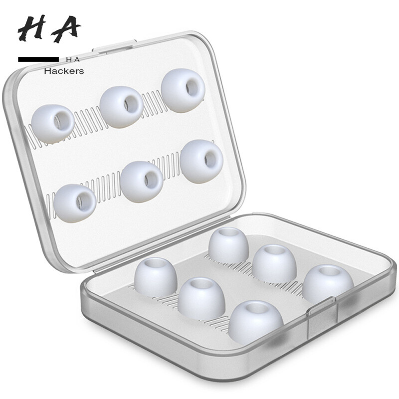 Tai Nghe Nhét Tai Silicon Miếng Đệm Tai Nghe Nhét Tai Tương Thích Với Hộp Lưu Trữ Airpods Nút Tai Kèm Cách Ly Tiếng Ồn Xốp Chuyên Nghiệp