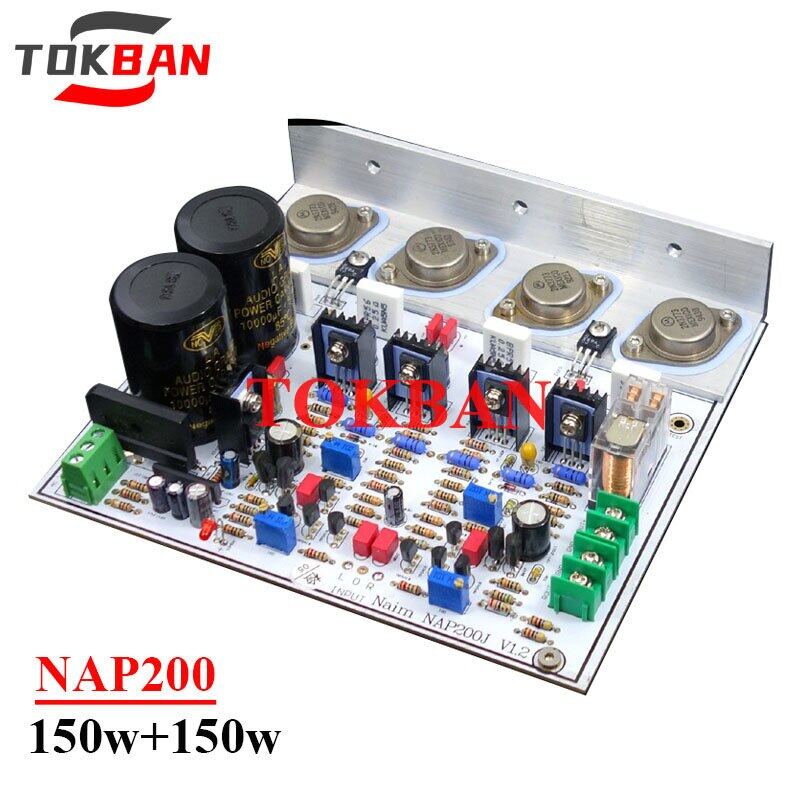 150W 2 nap200 2-Bộ khuếch đại âm thanh Bộ bảng mạch tự làm công suất cao