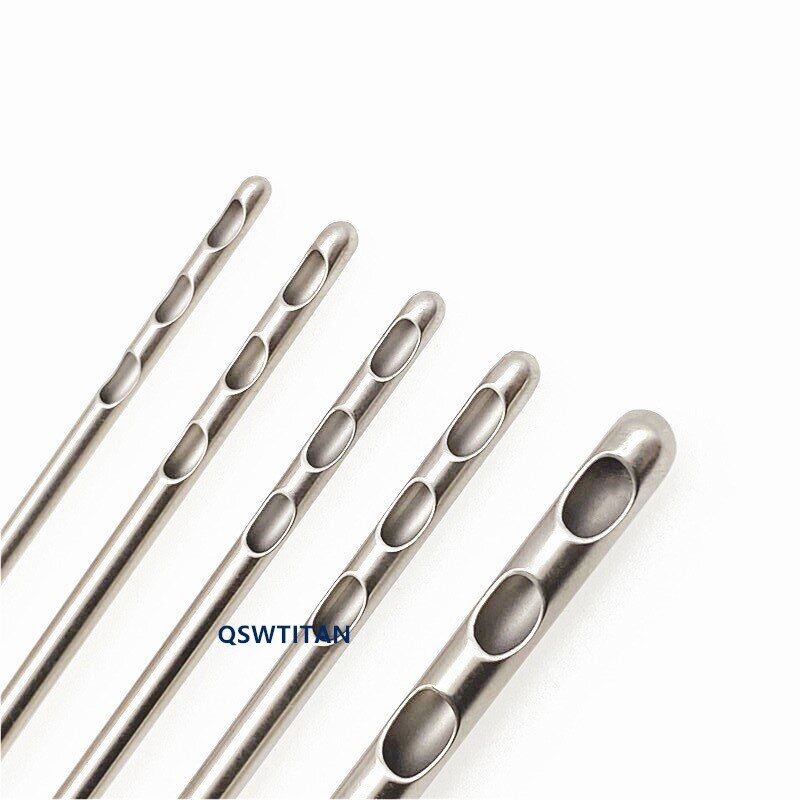 Jiayi Three Hole Tardard Fat Harvesting Cannula For Stem Cells Fat Transfer Needle Stainless Steel Liposuction Cannula