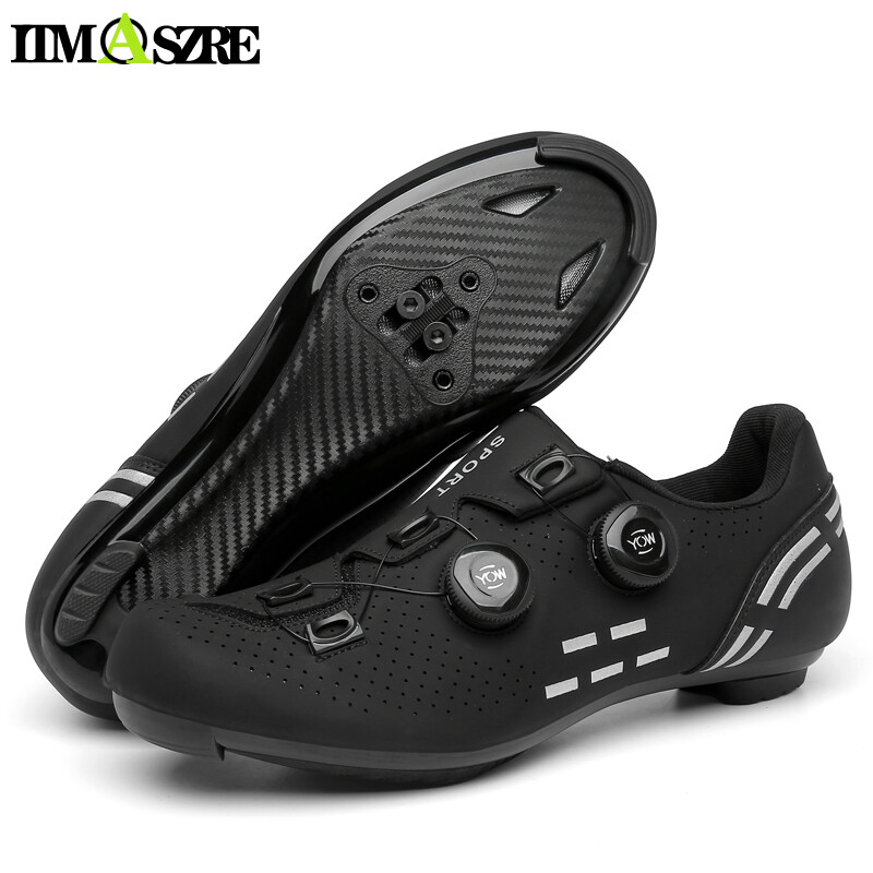 Mới Màu đen trắng đỏ của nam giới Đi xe đạp đường bộ Giày bằng phẳng Mtb Cleat Giày đi xe đạp leo núi Giày xe đạp rb Speed Sneaker Spd Triathlon Road Đi xe đạp Giày thể thao Miễn phí vận chuyển đường xe đạp xe đạp Giày đi xe đạp