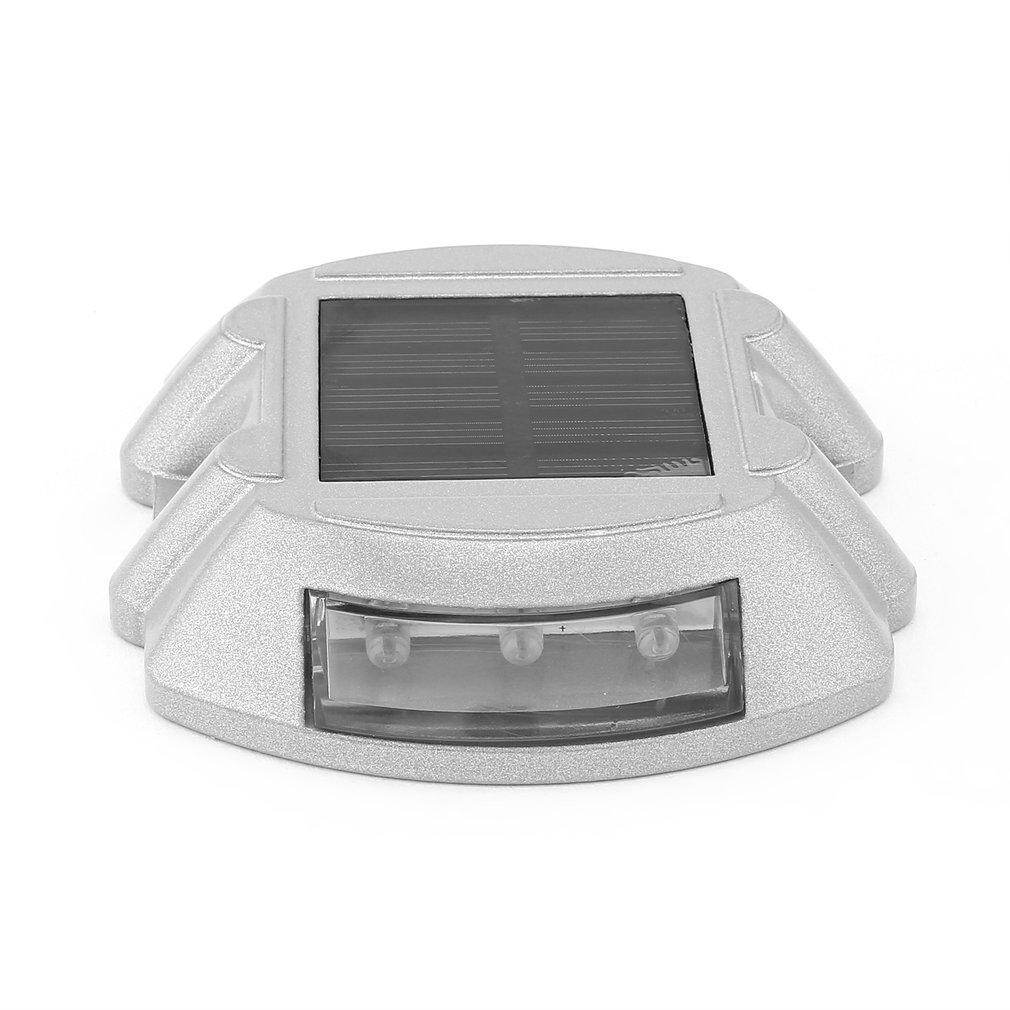 UINN อะลูมินัมอัลลอยสัญญาณไฟจราจรกันน้ำแผนที่ 6 LED SOLAR SPIKE LIGHT