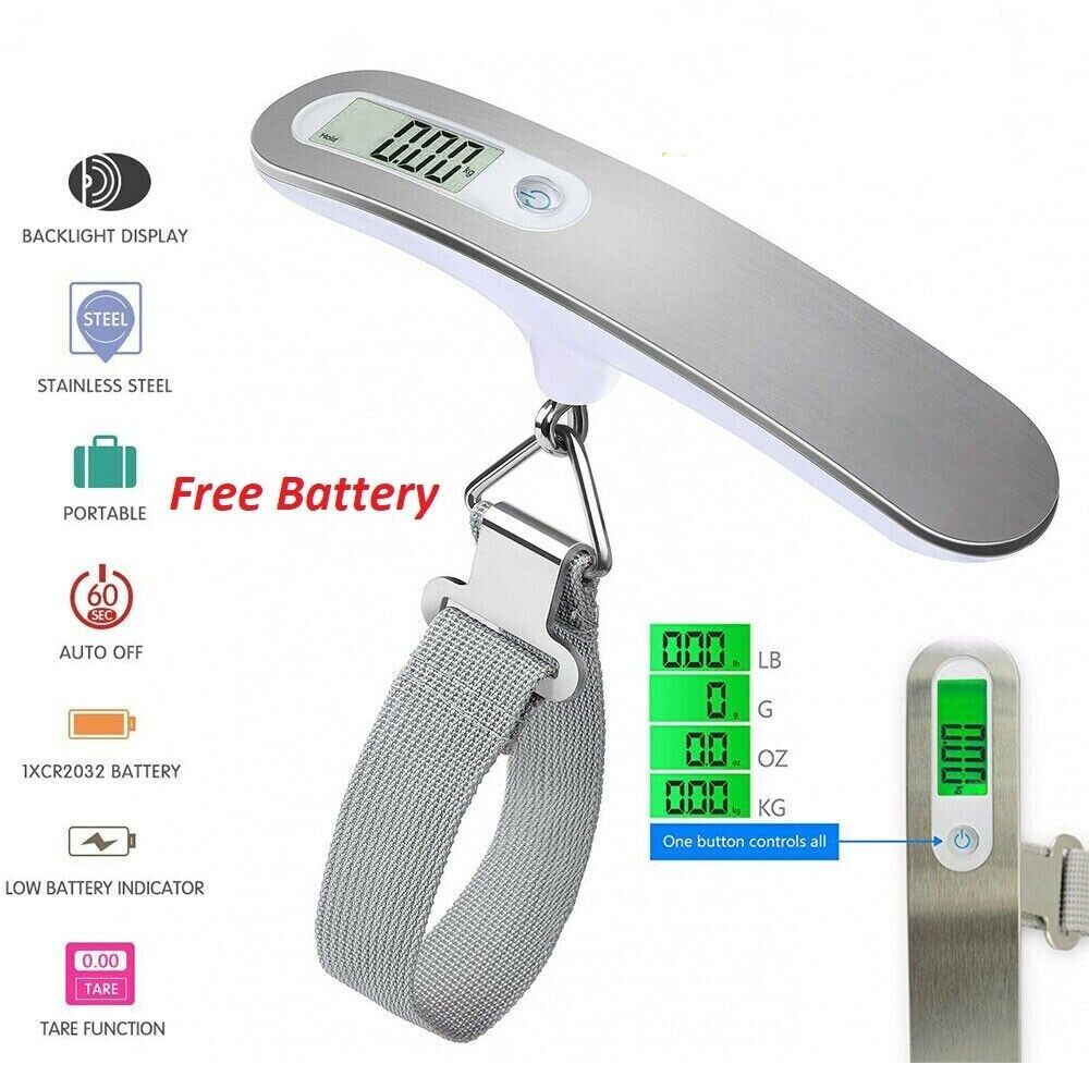 50KG Portable Bag Suitcase Weigher Scales Digital Luggage