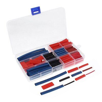 275 pces Polyolefin 2:1 calor psiquiatra Tubo Cabo fio envoltório Manga 8 diâmetro sortido