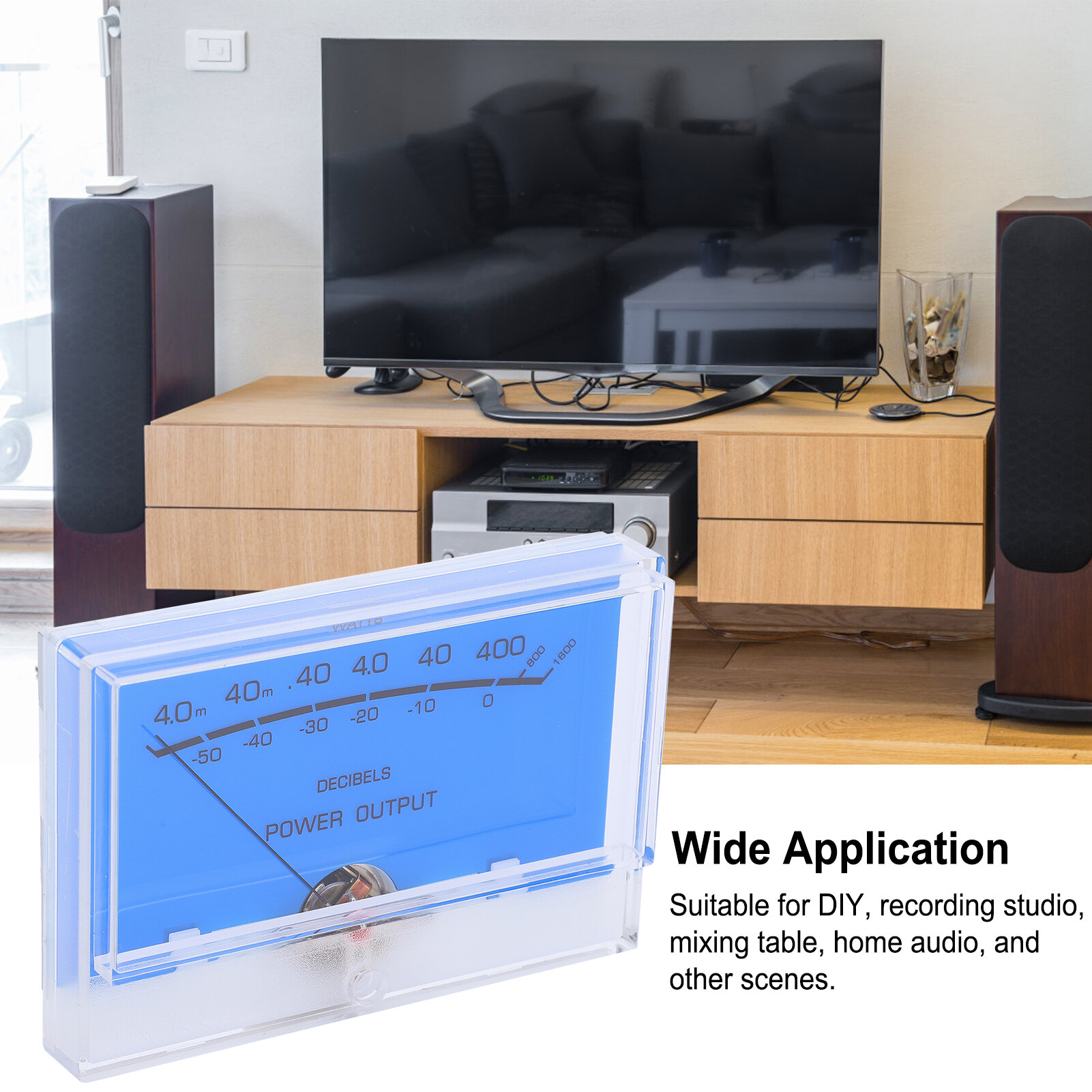 VU meter Đồng hồ đo mức độ độ chính xác cao cho ghi âm phòng thu trộn bảng
