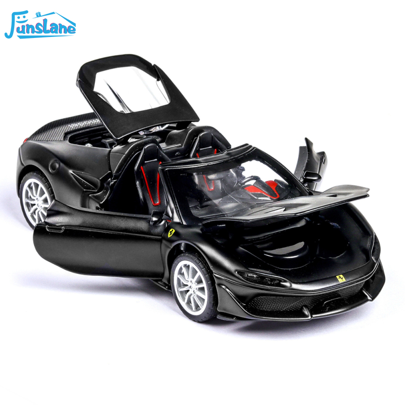 FunsLane 1:32 Simulation Alloy Car Model With Sound Light Compatible For Ferrari Pull Back Car Toys For Kids Christmas Gifts ราคา 441 บาท*ส่งฟรี