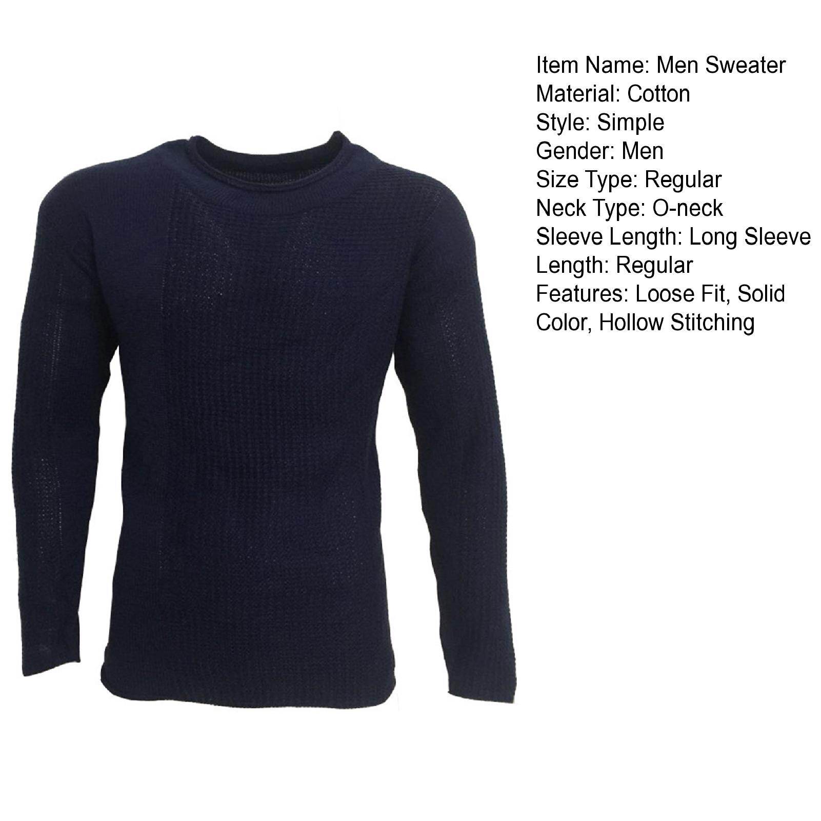Men's Sweater Round Neck Knitted Pullover For Autumn And Winter_voghion.com