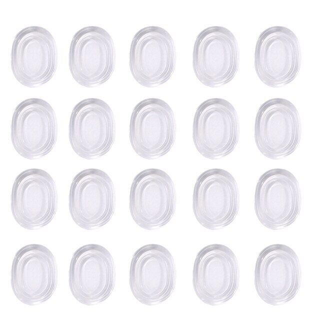 Quality Drum Dampeners 20 Pieces Clear Damper Gel Pads Non-toxic Soft Drum Damper Control For Your Drum