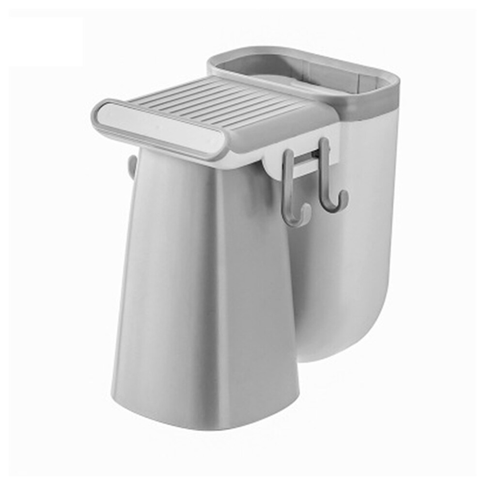 {hot} Punch Free Toothbrush Toothpaste Holder Mouthwash Cup Kit Wall Mounted Magnetic Absorption Cup Bathroom Storage Set