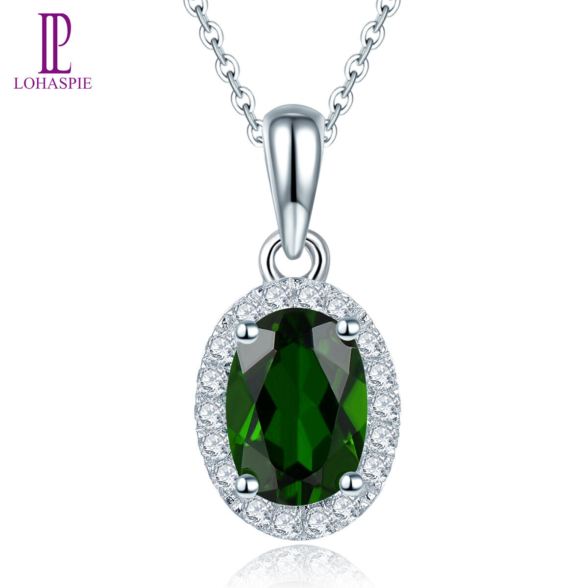 Mặt dây chuyền vòng cổ rắn 925 sterling bạc xanh tự nhiên topaz peridot garnet thạch anh tím