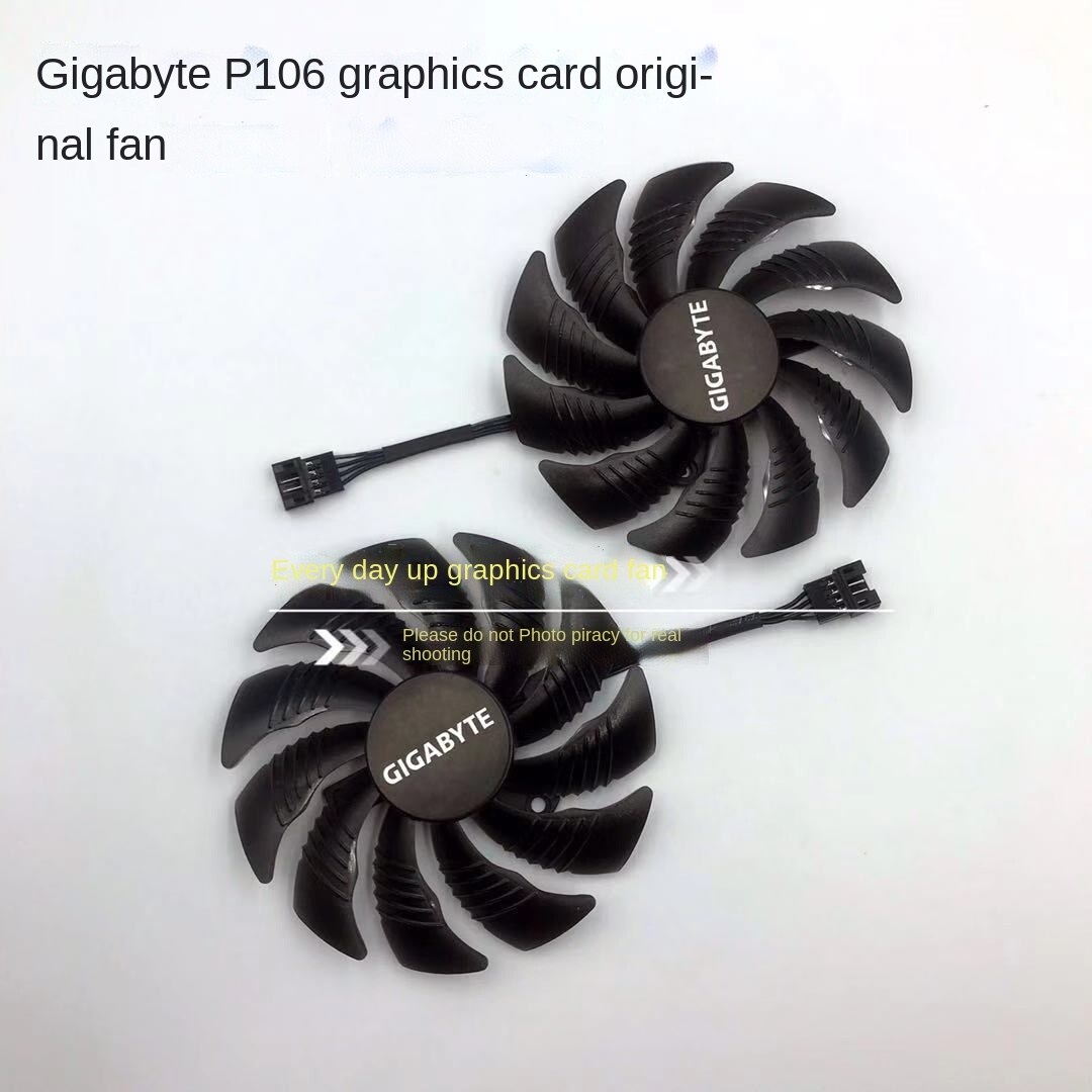 Long Cable 3Pin 3Lines Single Fan Graphics Card Fans PLD09210S12HH GTX1060/1080/1070 GPU Cooler Fan for Gigabyte for Gigabyte GTX1080 gtx1070 GTX1060 Mini ITX Video VGA Cards Cooling 