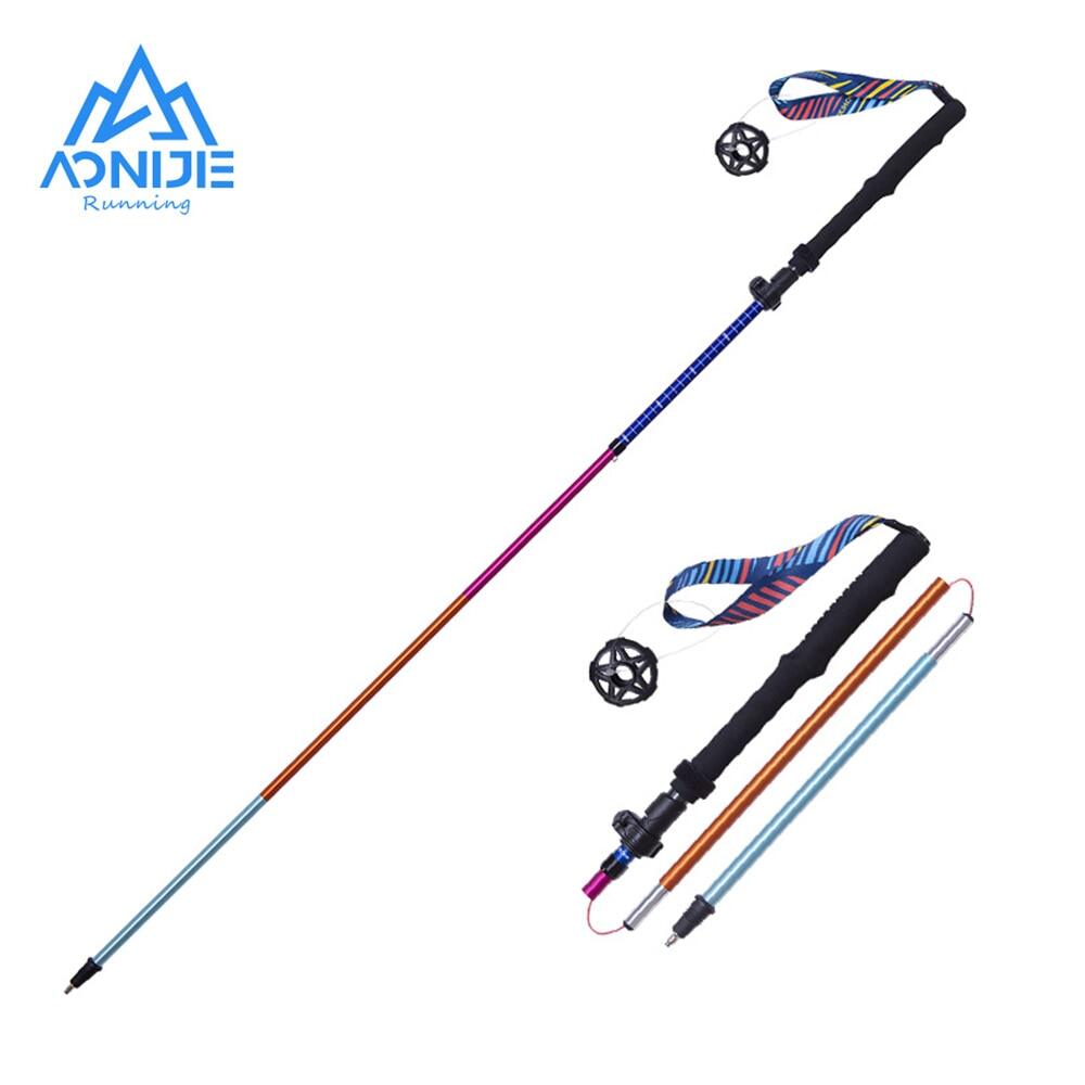 1 ชิ้น AONIJIE E4208 ปรับกล้องส่องทางไกลเสาเดินป่ากลางแจ้งอลูมิเนียมเสาวิ่งเดินป่าไม้เท้า 110-130 ซม. ราคา 989 บาท*ส่งฟรี