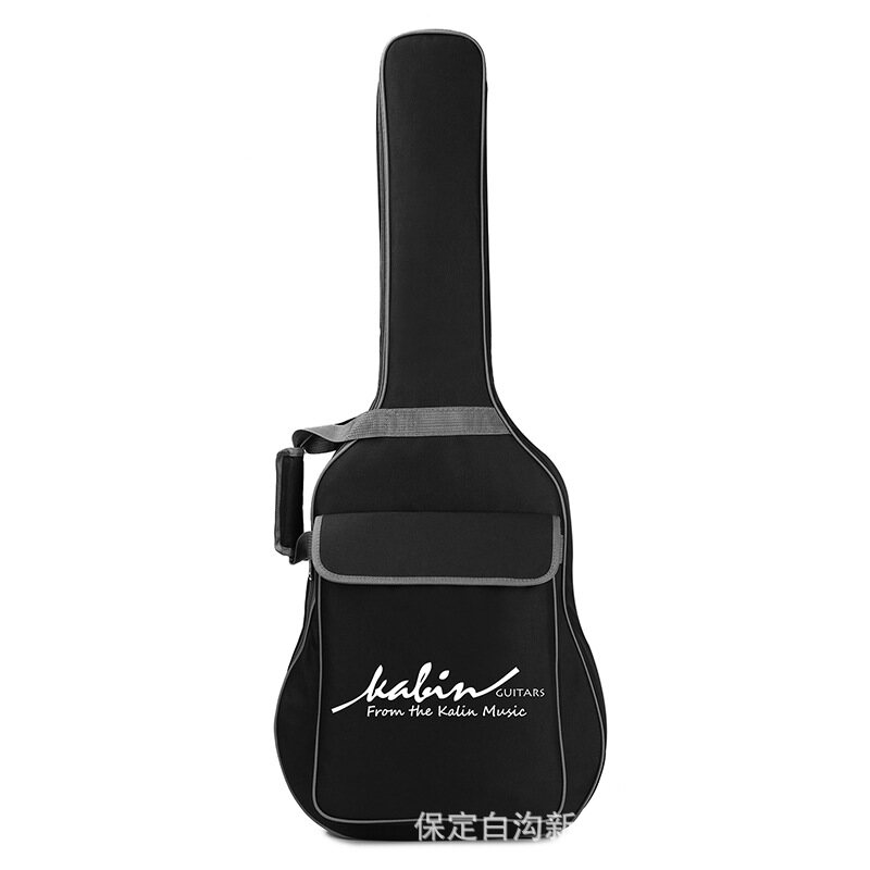 🎵41-inch vải oxford chần bông túi đựng đàn ghi ta dày hai vai túi đựng đàn ghi ta in logo guitar dân gian túi đựng đàn ghi ta
