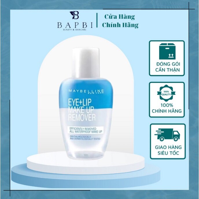 Nước Tẩy Trang Mắt và Môi Maybelline New York Eye Lip Makeup Remover 40ml Tẩy Trang Maybelline cho Mắt và Môi
