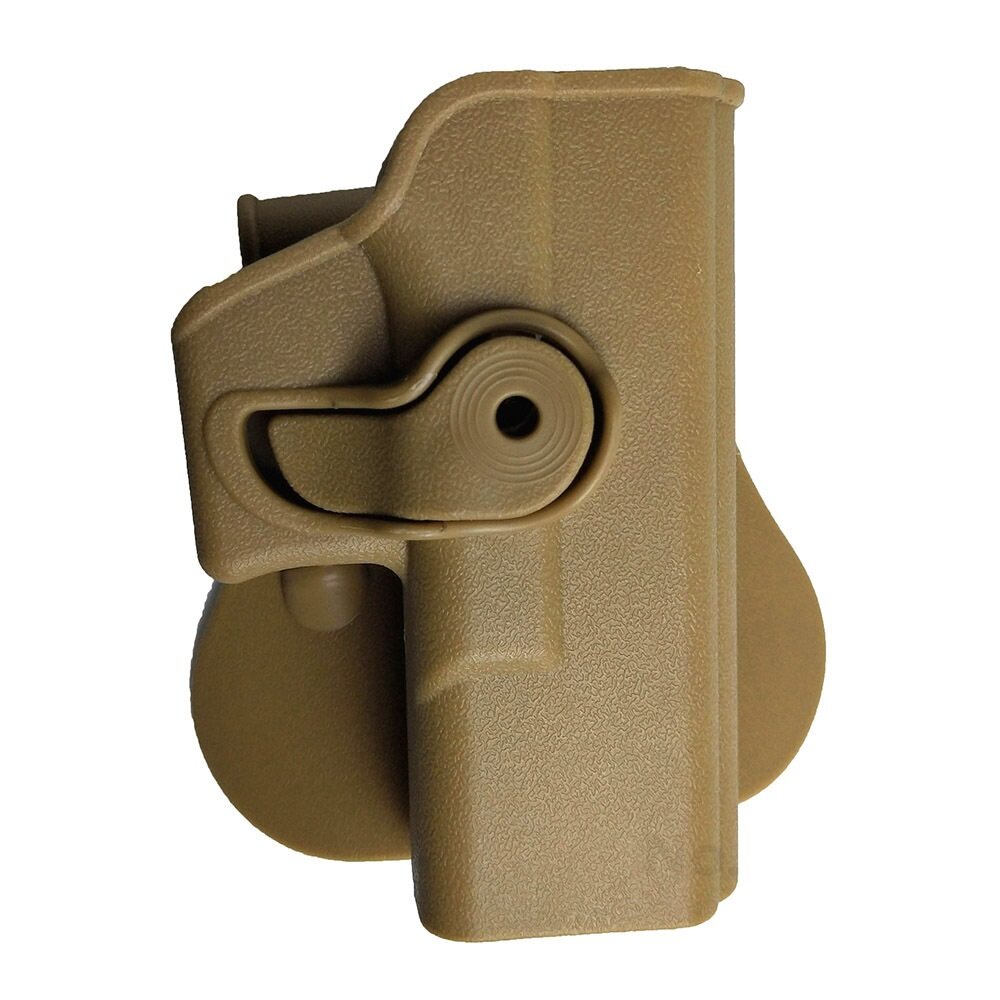 Bao Da Tay Phải Chiến Thuật Ốp Lưng Glock 17 19 22 26 31 Với Túi Đựng Tạp Chí Đôi